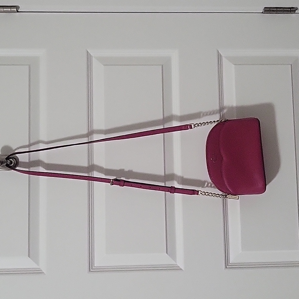 Kate Spade Payton Dome Crossbody Bag Magenta Pink Fushia - Picture 14 of 16